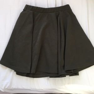 High-waisted circle skirt
